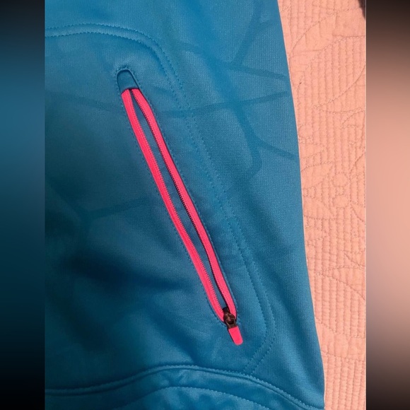 Nike Lebron James DNA Elite Full Zip Jacket Blue Pink Therma-Fit - Picture 4 of 7